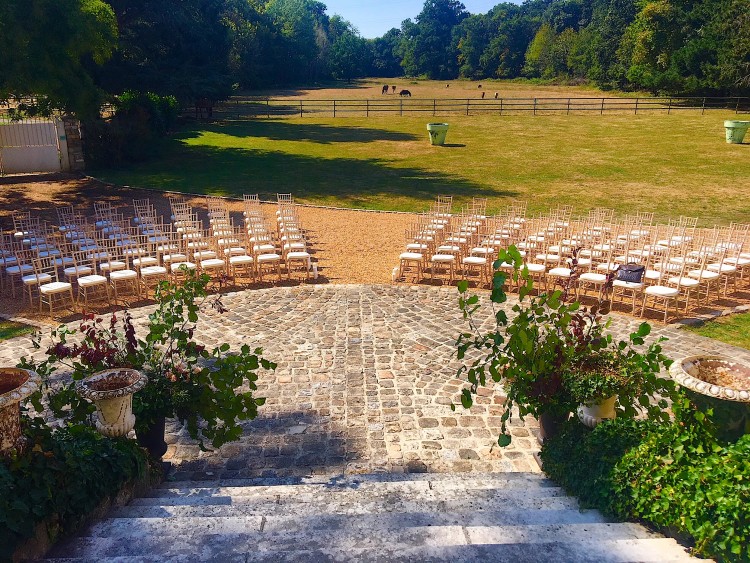 Organisation d’un Séminaire sur la terrasse du parc du Château de Vaugrigneuse