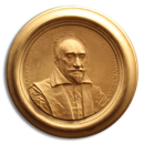 Médaillon gravé au buste de Jean Héroard
