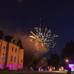 Feu d’artifice au château <br>(photo Benjamin Babiz)