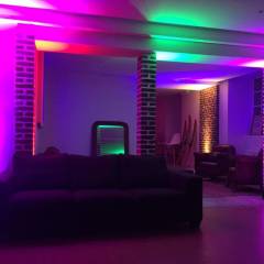 Le « Gallery » préparé pour une soirée anniversaire.