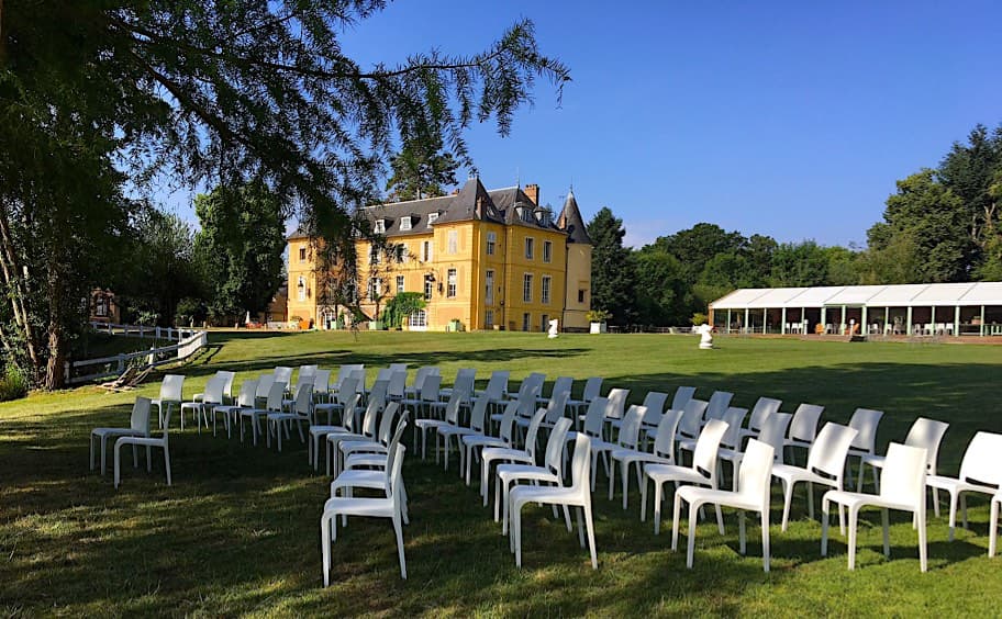 Château de Vaugrigneuse - Cérémonie sur les pelouses de l’étang