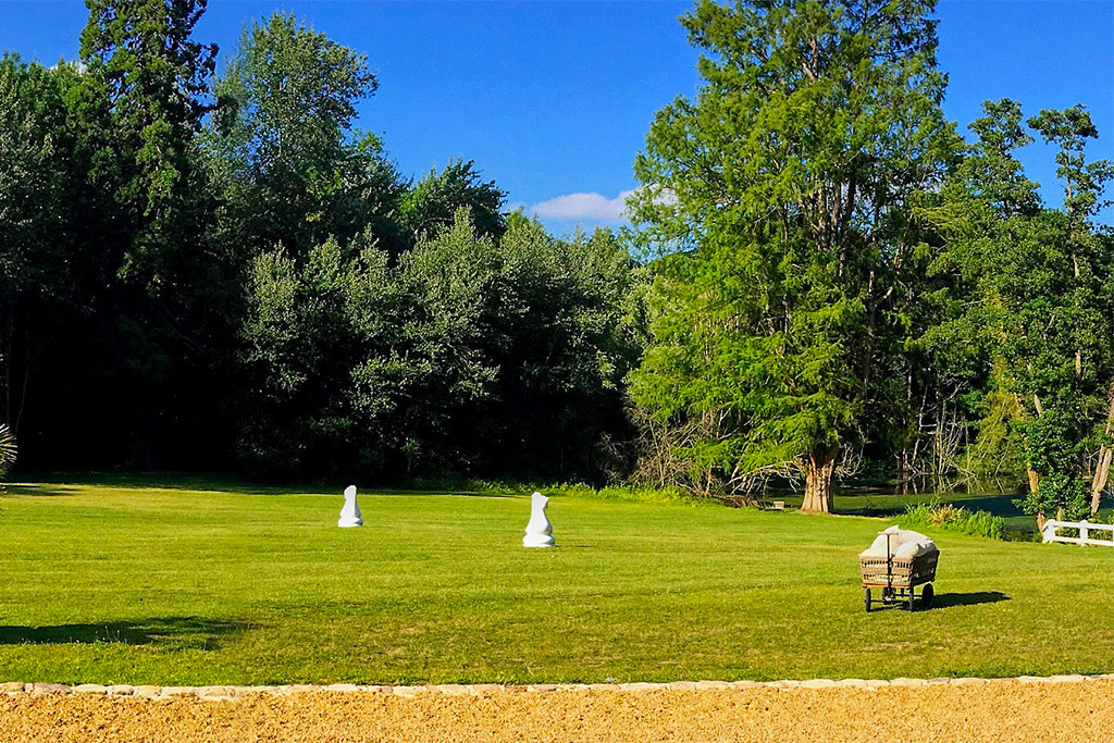 Château de Vaugrigneuse : Le Pavillon de l'étang - location pour évènements, séminaires ou réceptions.