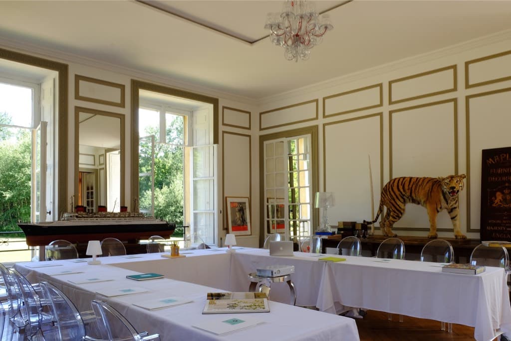 Château de Vaugrigneuse : le grand salon - location pour évènements, séminaires ou réceptions