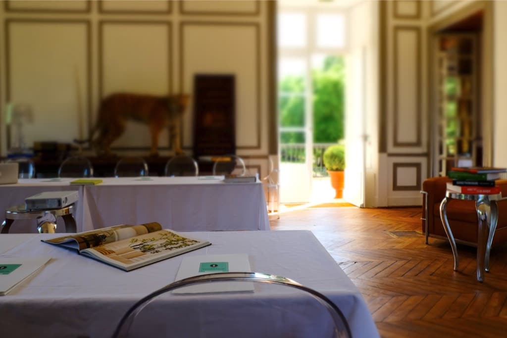 Château de Vaugrigneuse : le grand salon - location pour évènements, séminaires ou réceptions