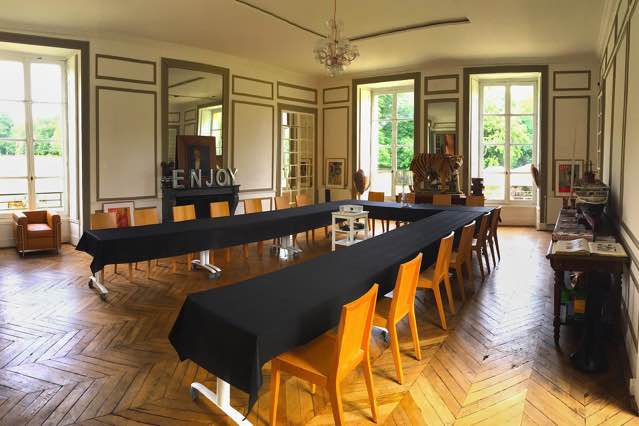 CODIR dans le grand salon du Château de Vaugrigneuse