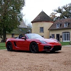 Des sensations exclusives dans un lieu unique, Porsche Boxter GTS.