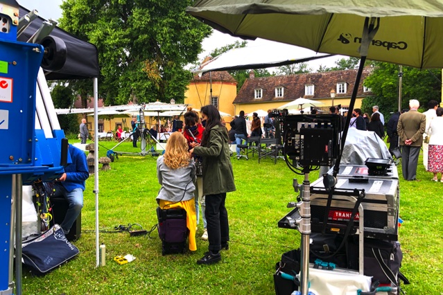 Tournage au Château de Vaugrigneuse